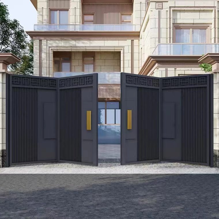 Swing Gate Control Board Iron Main Latest Main Gate Motor Main Fencing Trellis Gate Design Sliding Aluminum Villa Entrance Door