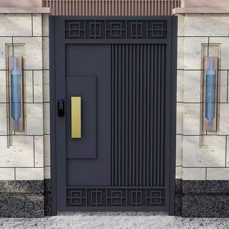 Swing Gate Control Board Iron Main Latest Main Gate Motor Main Fencing Trellis Gate Design Sliding Aluminum Villa Entrance Door
