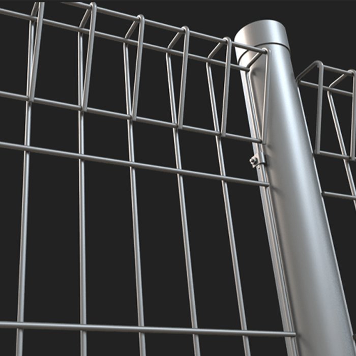 JINBIAO Factory Offers Wholesale Decorative Hot Dipped Galvanized Top Rolled BRC Welded Wire Mesh Fence Iron Frame Cheap Price