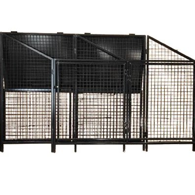 large medium folding metal iron wire mesh waste basket trash can garbage can recycling garbage container for outdoor