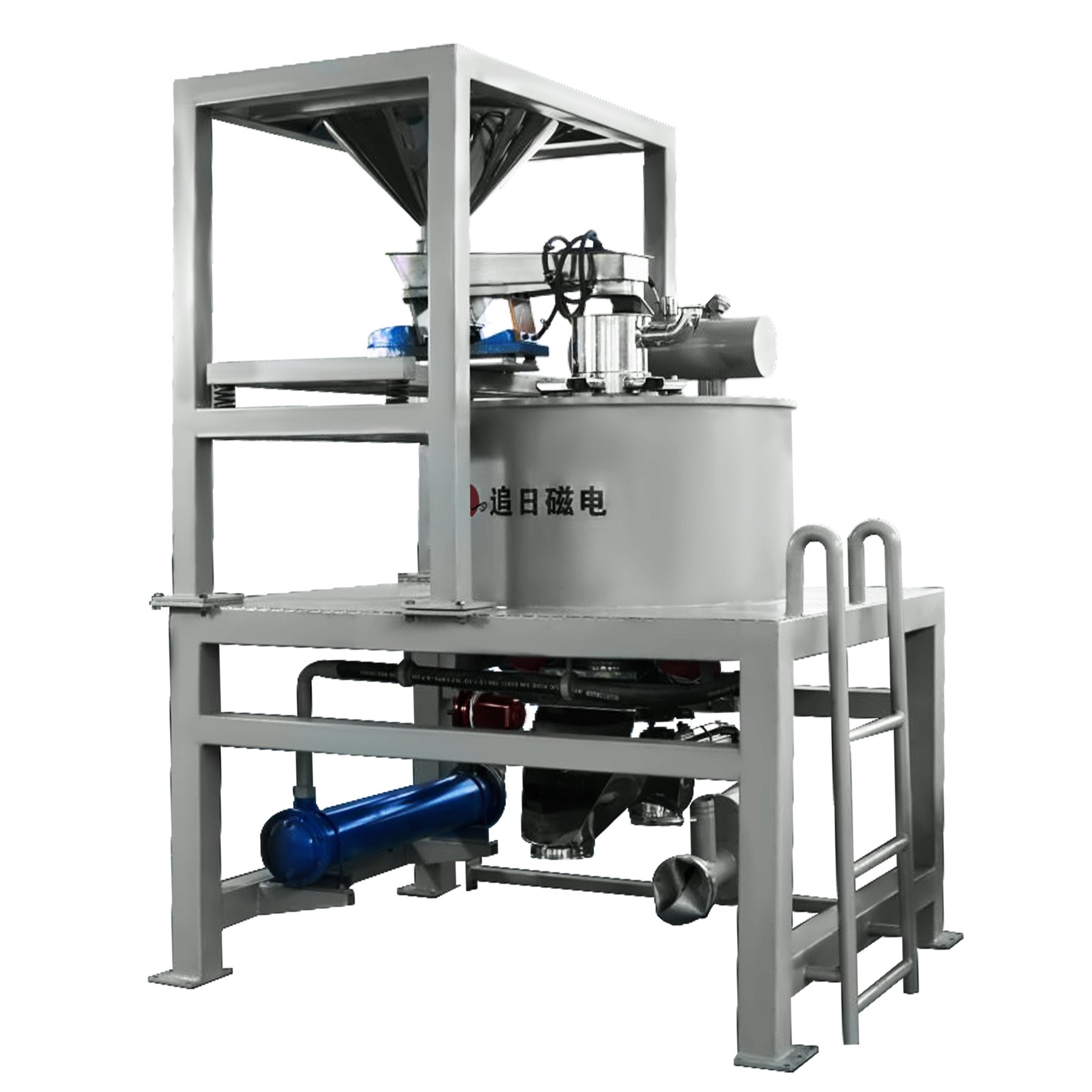 continuous dry ring iron ore processing plant powder magnet laboratory over belt wet electromagnetic elutriation separator