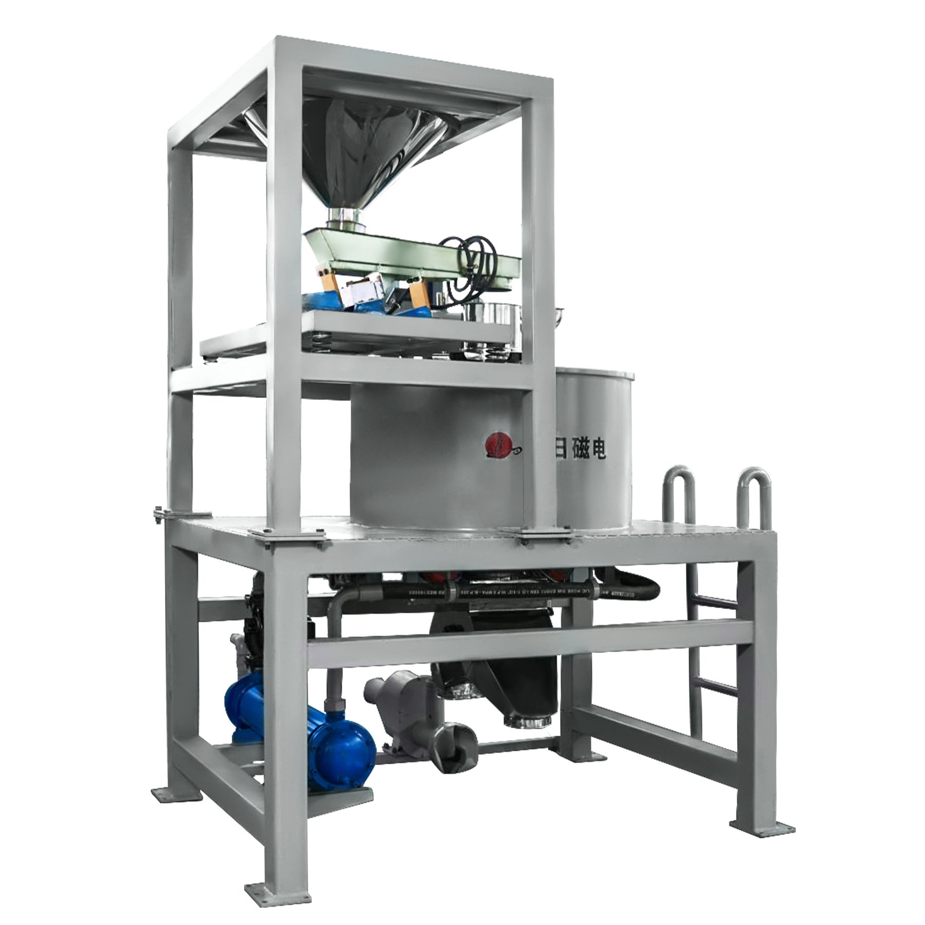 continuous dry ring iron ore processing plant powder magnet laboratory over belt wet electromagnetic elutriation separator