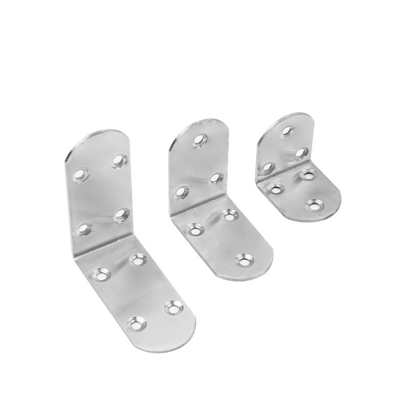 Furniture Hardware L Shape Steel Flat Angle Bracket Iron Metal Cabinet Frame Corner Bracket Fastener Steel Flat Angle Bracket