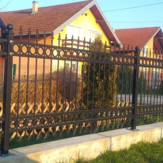 Kelai Factory Custom Fence Forged Steel Decorative Items Powder Coated Steel Fences