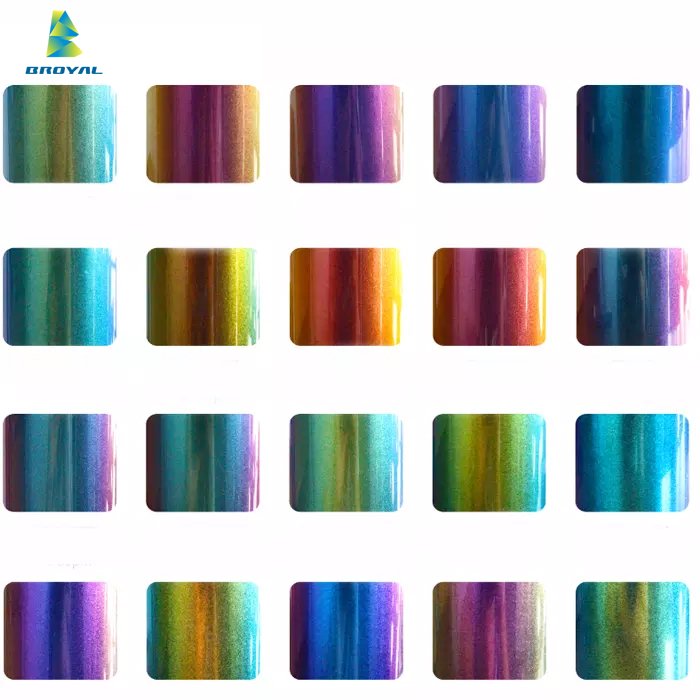 Pink car pigment powder industrial grade Holographic Chameleon pigment powder For Car Paint