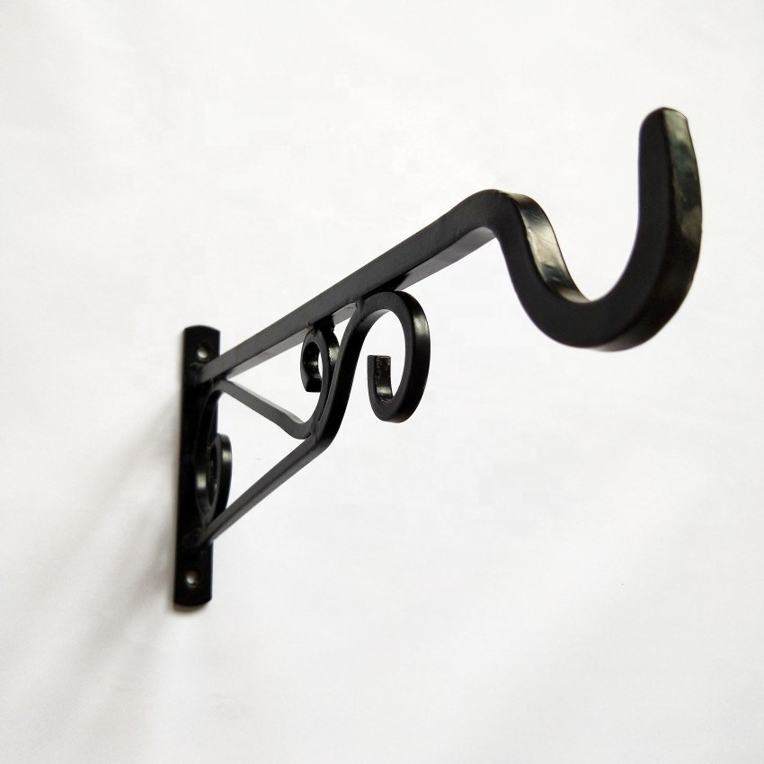 Pack of 2 Iron Plant Hanging Hooks Wall Brackets for Planter Bird Feeder Lanterns Wind Chimes Plant Pot Basket With Screw