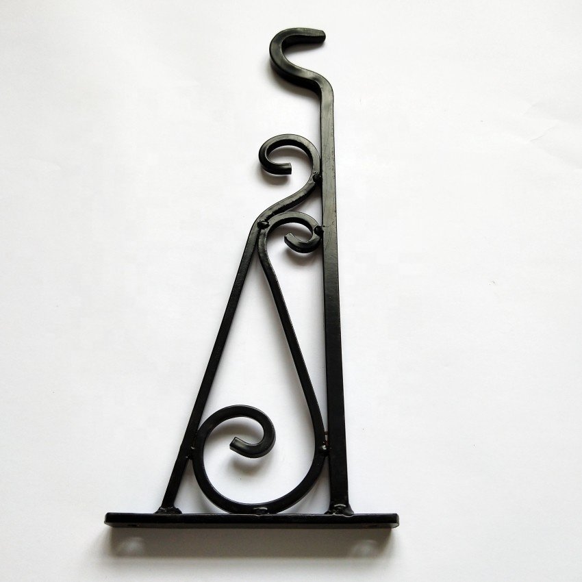 Pack of 2 Iron Plant Hanging Hooks Wall Brackets for Planter Bird Feeder Lanterns Wind Chimes Plant Pot Basket With Screw
