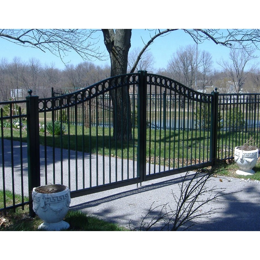 popular design decorative wrought iron fence wrought iron gate steel gate driveway gate