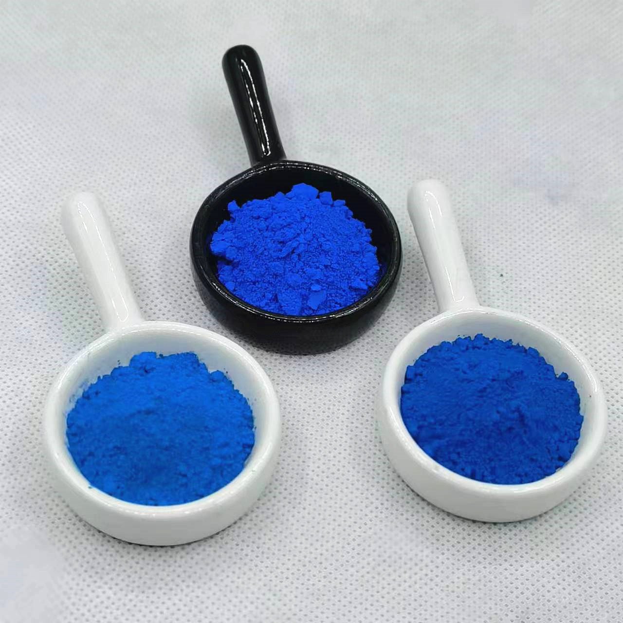 Iron oxide blue permeable brick, cement color, fresh deep blue, sapphire blue paint and coating, using ultramarine blue pigment