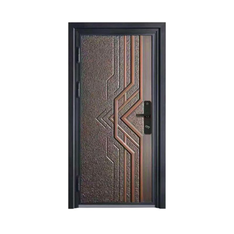 2024 Factory Villa Main Entry Aluminum Cast Wrought Iron Double Color Bullet proof Door