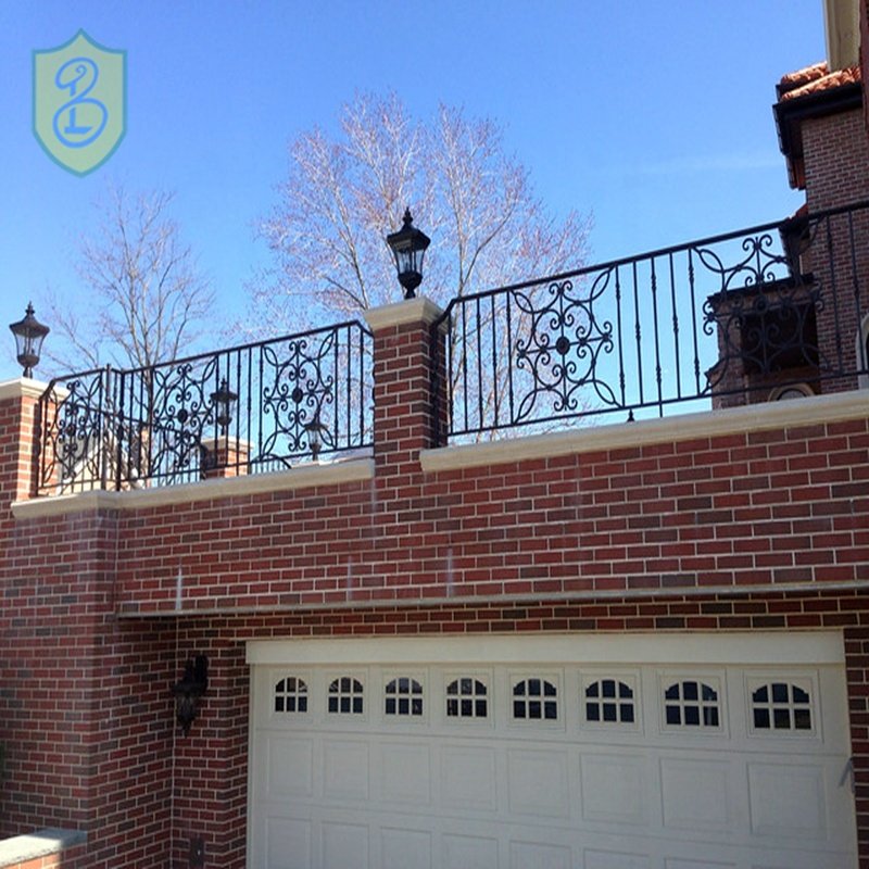 luxury antique decorative spear top wrought iron picket fence panel powder coated ornamental Aleko Prague metal fencing designs