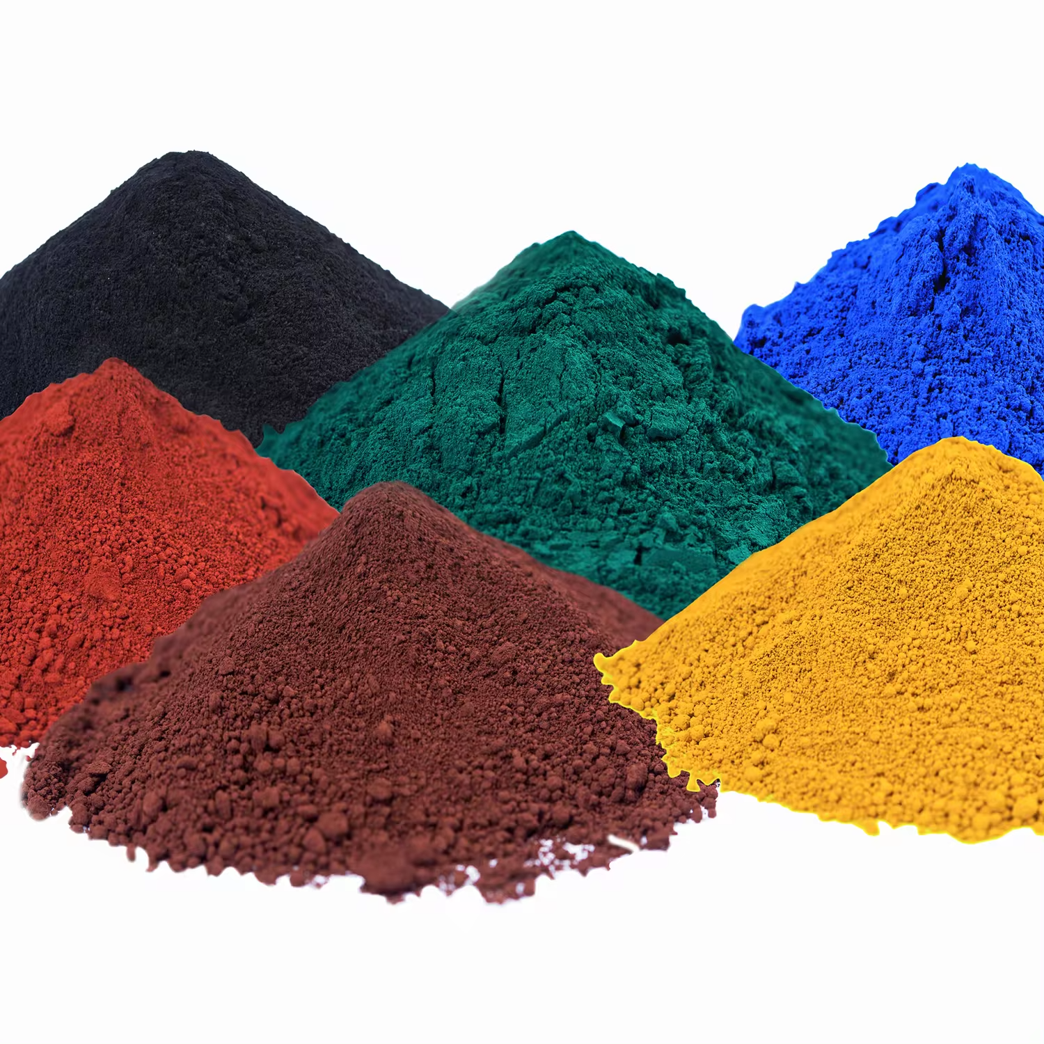 Iron Oxide Red/Black/Yellow/Blue Iron Oxide Pigments With Coloring Rubber Products 99% Purity Cas 1332-37-2