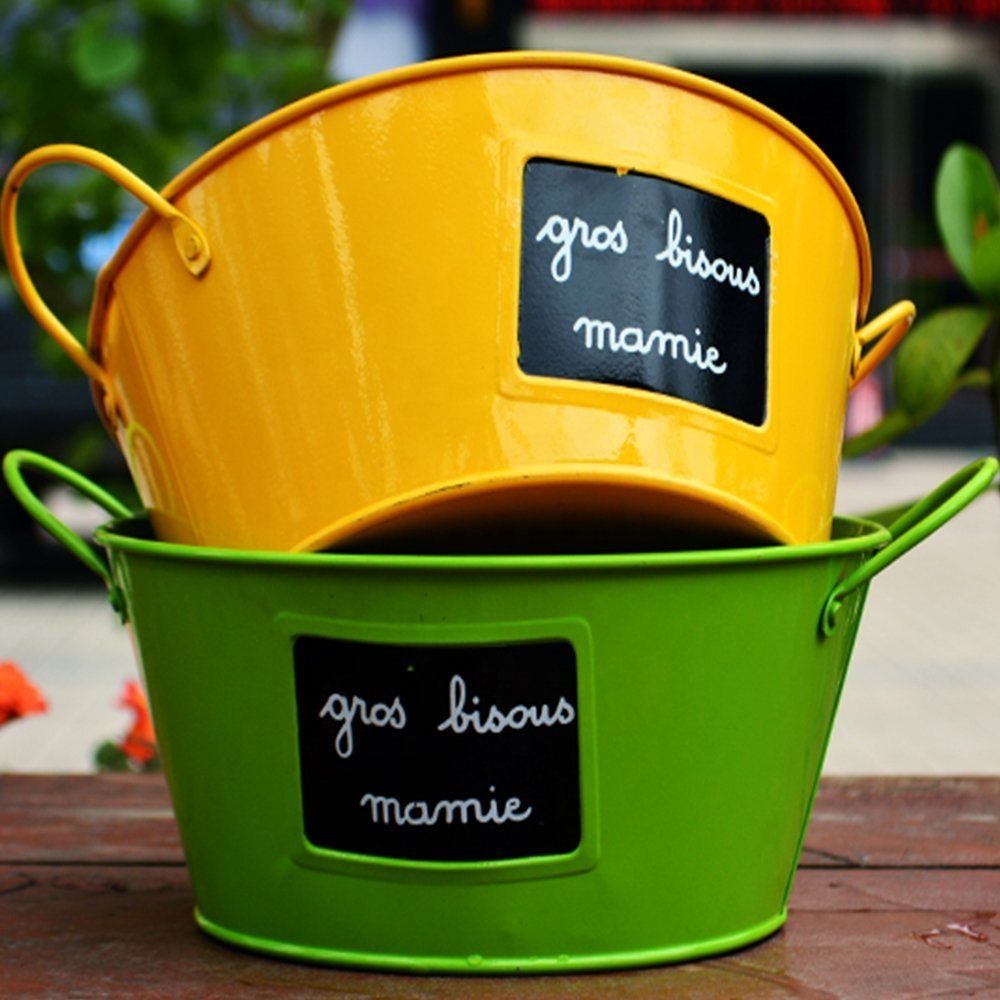 Lightweight Colorful Garden Flower Pots