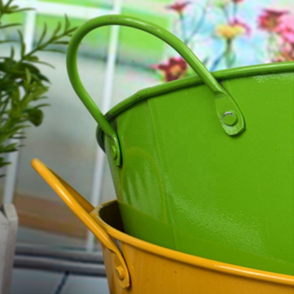 Lightweight Colorful Garden Flower Pots