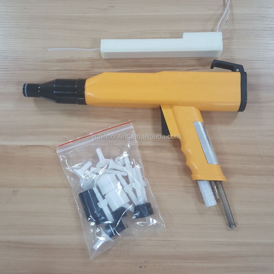 Hot sale KCI manual spray gun with nozzles for electrostatic powder coating machine