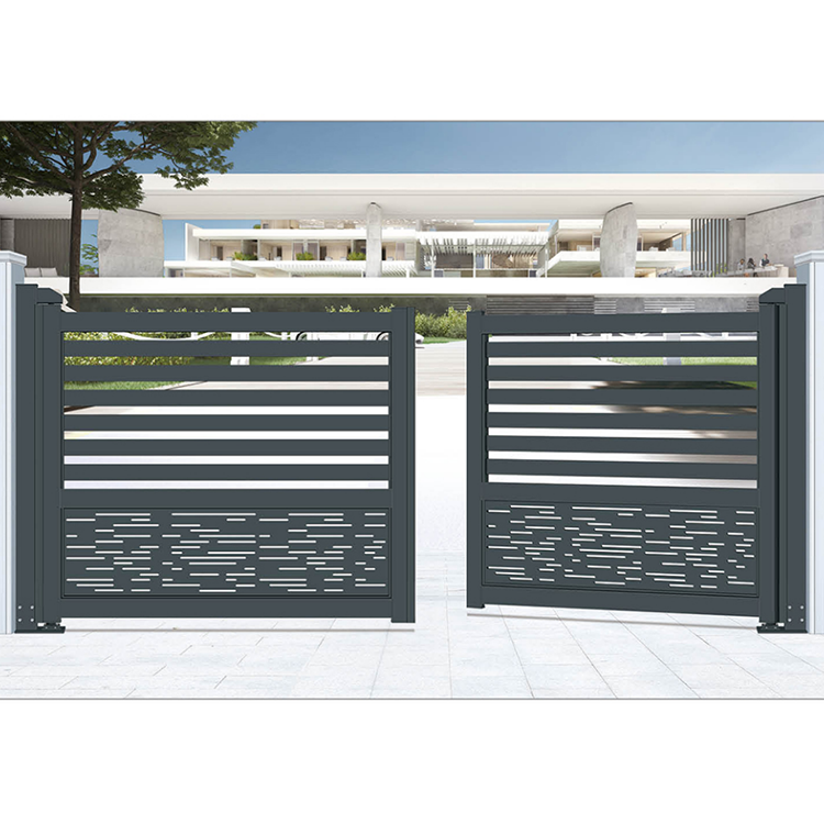 Strong and stylish 14ft iron gate swing fencing trellis gates garden