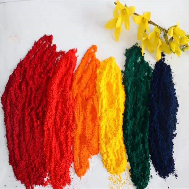 High purity multiple colors wholesale manufacture iron oxide Red Pigment for Concrete/cosmetics 25kg bag