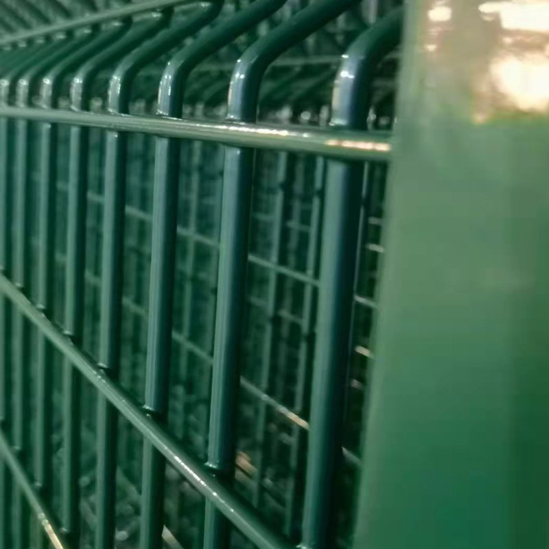 Powder Coated Galvanized Tubular Spear Top Black Iron Fence