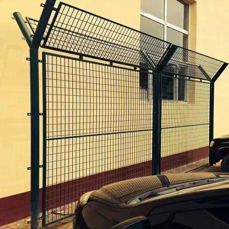 Powder Coated Galvanized Tubular Spear Top Black Iron Fence