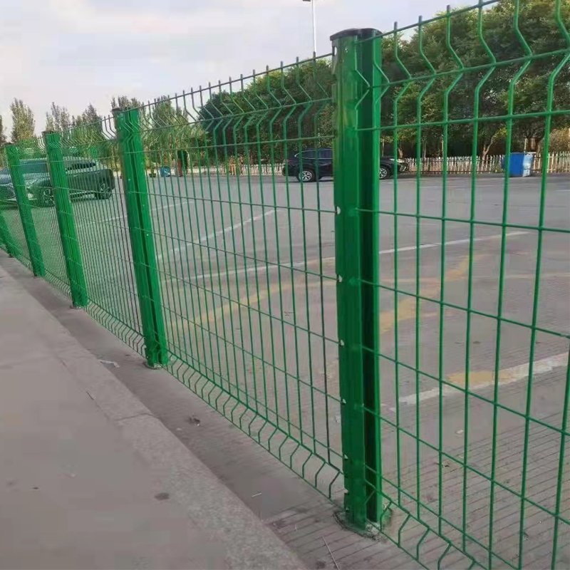 Powder Coated Galvanized Tubular Spear Top Black Iron Fence