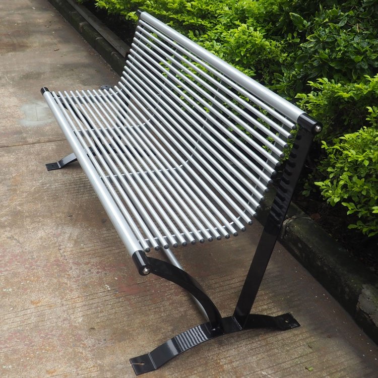 new design antique e-coating cast iron galvanized steel outdoor elements patio furniture metal outdoor park bench