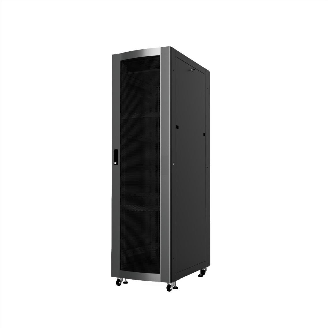 assemble 9u Data Center Rack cabinet Glass Door Cold rolled steel Server Rack Cable Network Cabinet 19' Rails with Fans