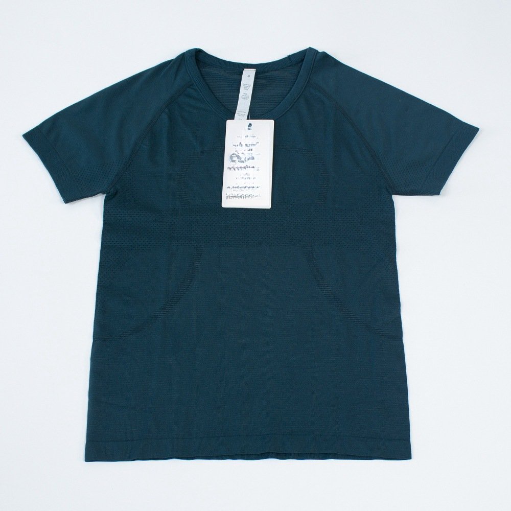 YMR-B25 Wholesale women's short sleeve t-shirt sports top breathable fitness lulu yoga short sleeve