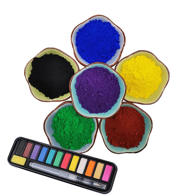 Brand Mcess FREE SAMPLES cheap watercolor painting colorful matte pigment powder for epoxy resin ink