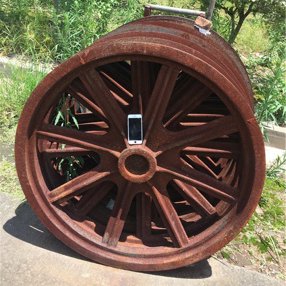 HT250 NO.35 GG25 T260 FG250 Iron Based Coated Sand Mold Large Custom Gray Iron Cast Flywheel Parts