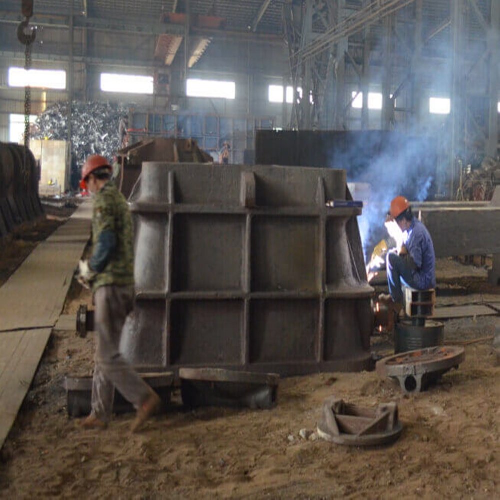 HT250 NO.35 GG25 T260 FG250 Iron Based Coated Sand Mold Large Custom Gray Iron Cast Flywheel Parts