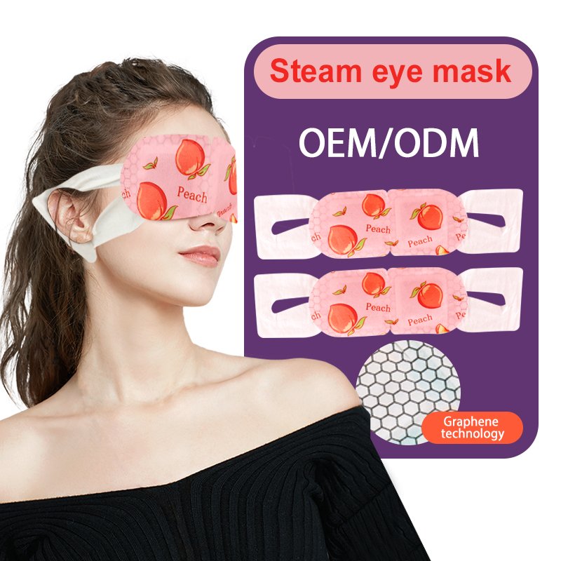 High quality non-woven fabric Steam Warm Eye Patch iron powder heated eye mask OEM/ODM service offered