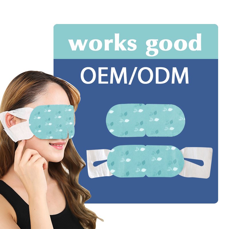 High quality non-woven fabric Steam Warm Eye Patch iron powder heated eye mask OEM/ODM service offered