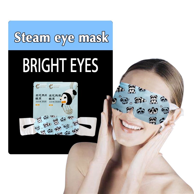 High quality non-woven fabric Steam Warm Eye Patch iron powder heated eye mask OEM/ODM service offered