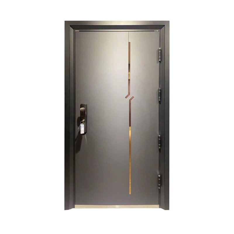 2024 Factory High Quality Modern Simple Main Door Designs Decorative Wrought Iron Door