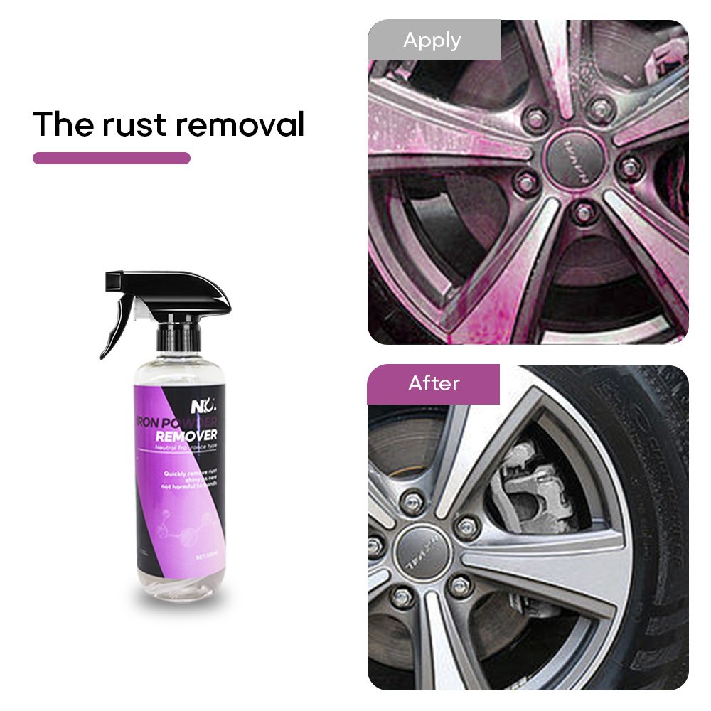 500ml New Arrival N1 Strong Cleaning Ability Car Surface Wash Iron Cleaner For Auto Body And Wheel