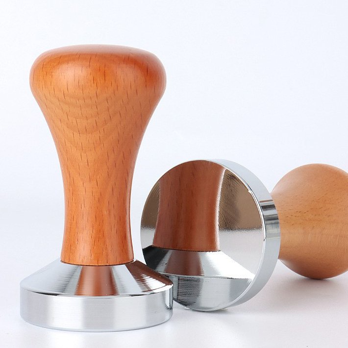 coffee accessories powder press stainless iron coffee powder hammer handle 51mm58mm