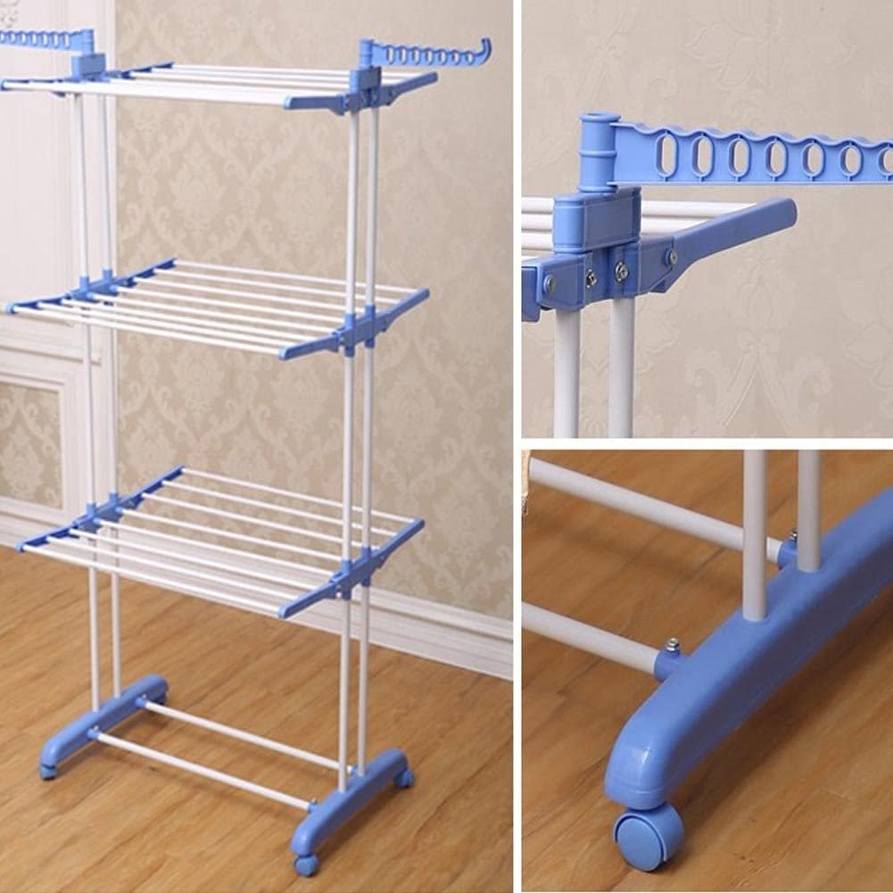 Garment Rack with Wheels /multifunctional Towel Hangers Detachable Clothes Drying Rack, High Quality Metal Iron Customised Free