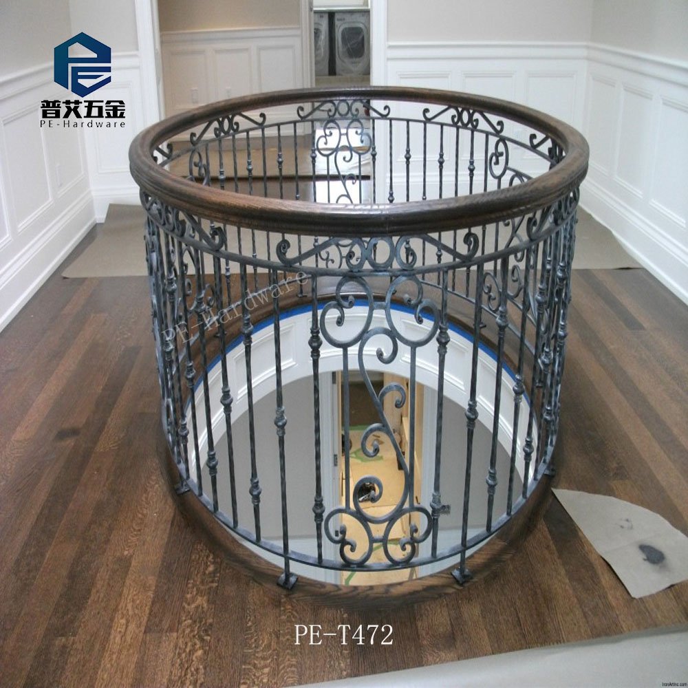powder coated used wrought iron railing iron handrail forge metal railing
