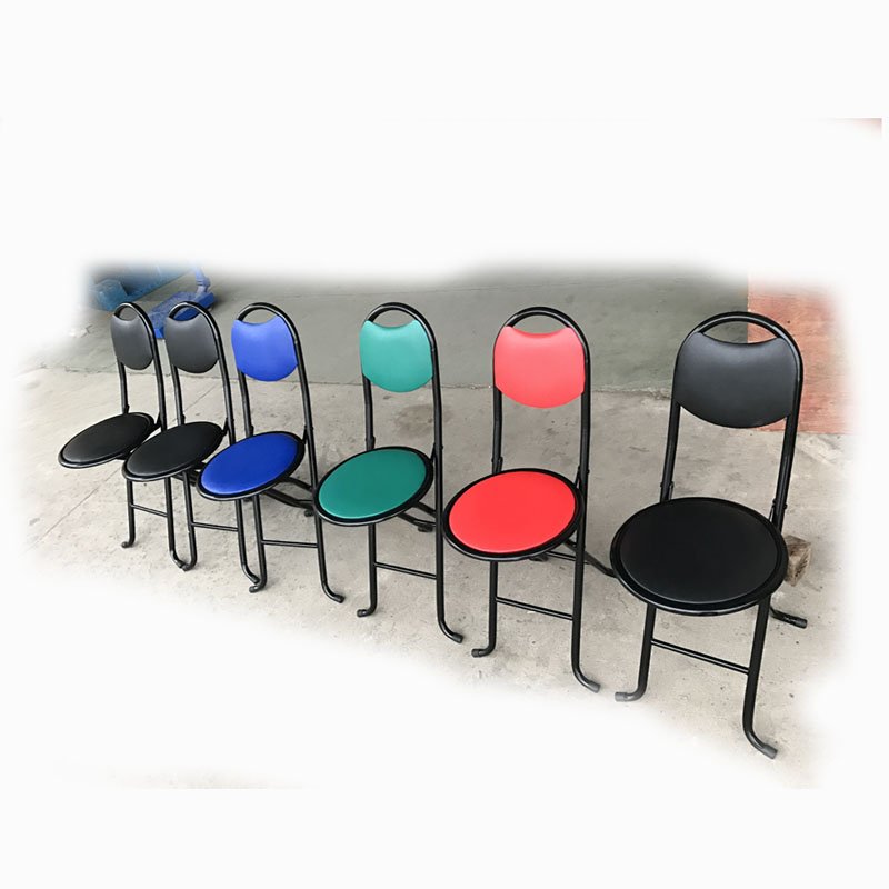 Muslim prayer ramadam isiam chruch full steel vinyl padded portable fabric seat Folding Chair
