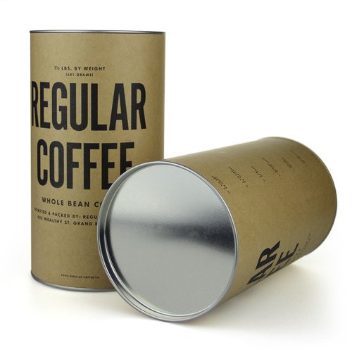 Wholesale Custom food Grade coffee bean tea herb powder canister capsule packaging airtight composite cans With Covers tin lid