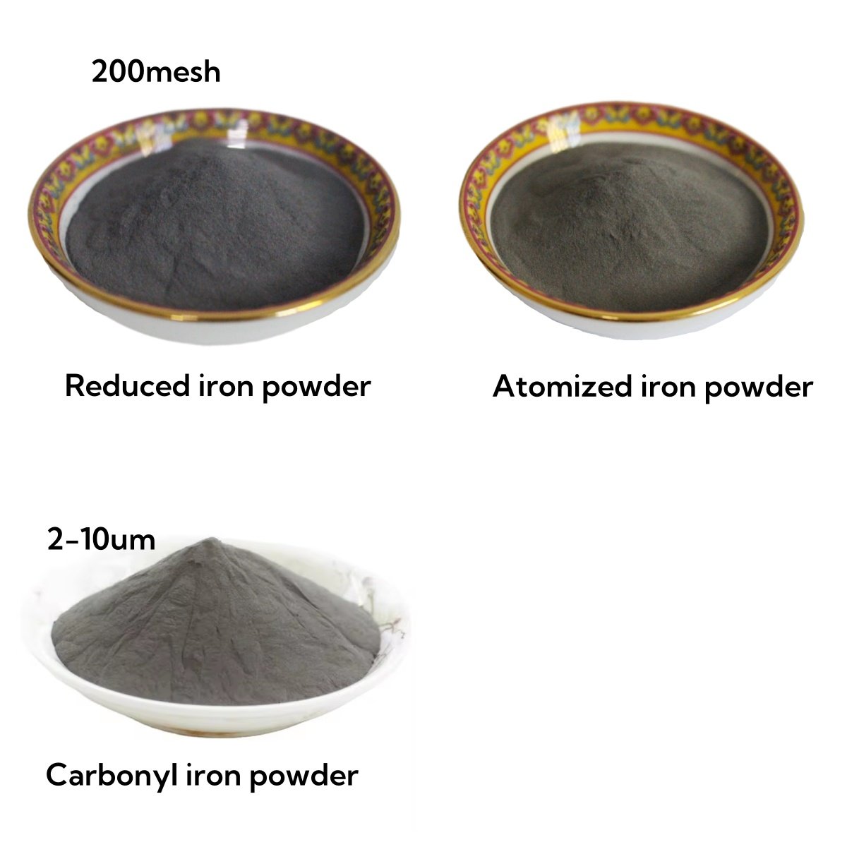 Fireworks iron powder sponge reduced atomized carbonyl iron powder price ton