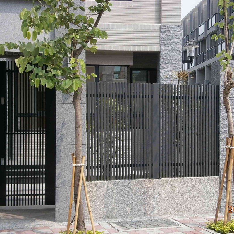 newest modern wrought iron garden border fence