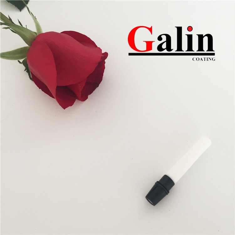 Powder coating machine spare parts 1006485 black and white insert sleeve made from PTEF
