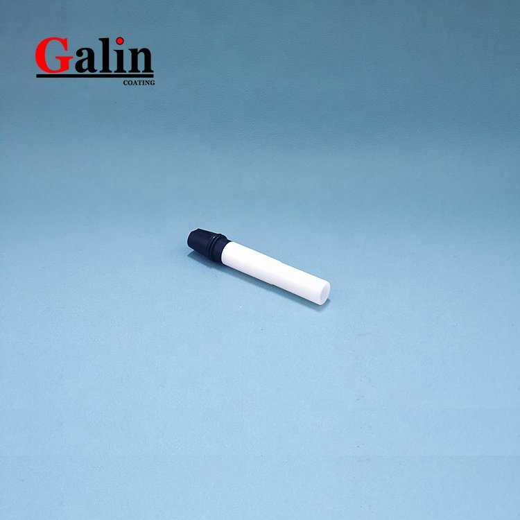 Powder coating machine spare parts 1006485 black and white insert sleeve made from PTEF