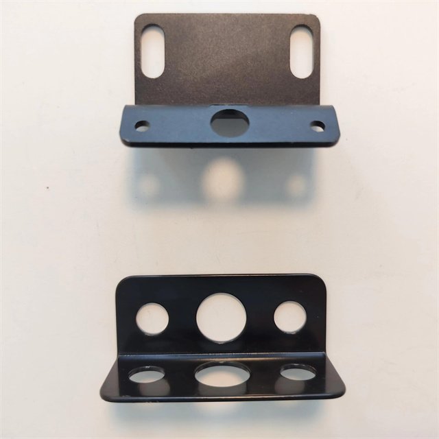 Custom Bracket Black Color Iron Brackets Custom Metal Bracket