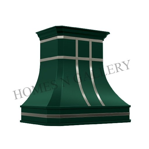 High Standard Quality Antique Finishing Kitchen Wall mounted Stainless Steel Island Range Hood Canopy Chimney Cap Green patina