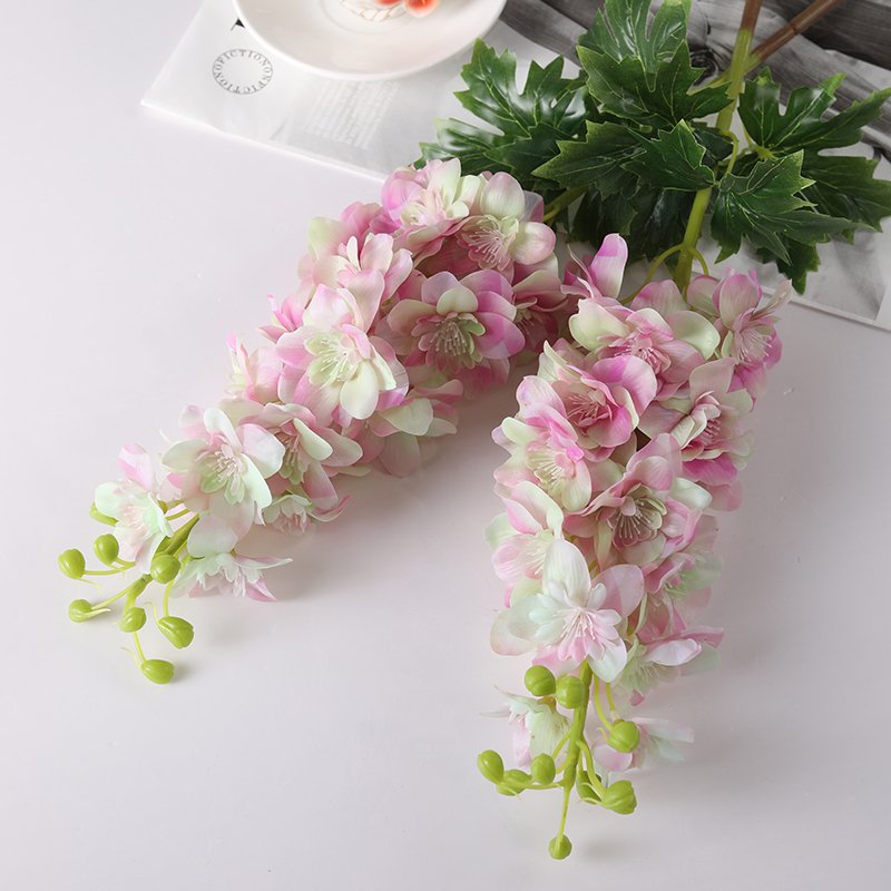 high quality latex delphinium artificial flowers decor wedding False Flower Plants Artificial larkspur