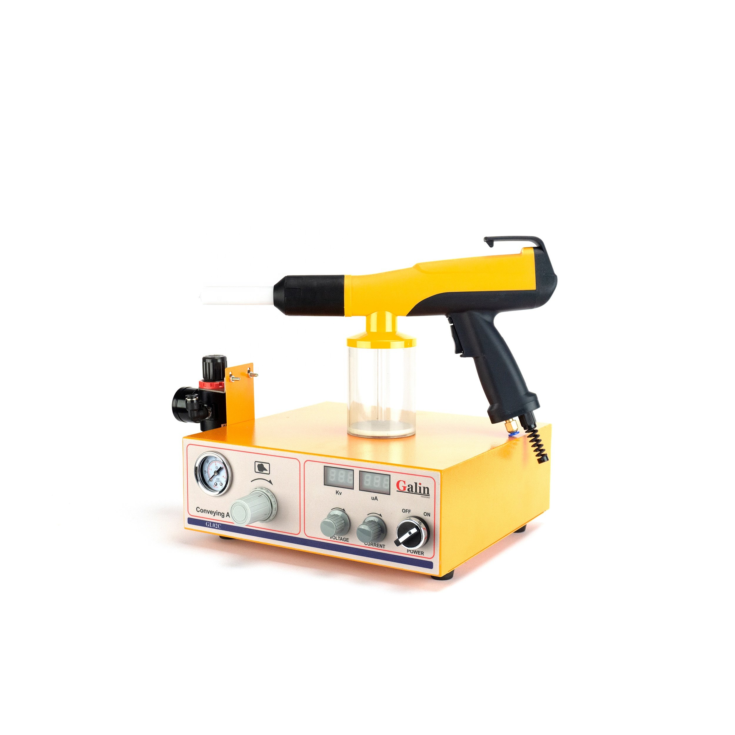 Hot selling!!! Galin Small Lab / Test Electrostatic Powder Coating machine GalinL-02C