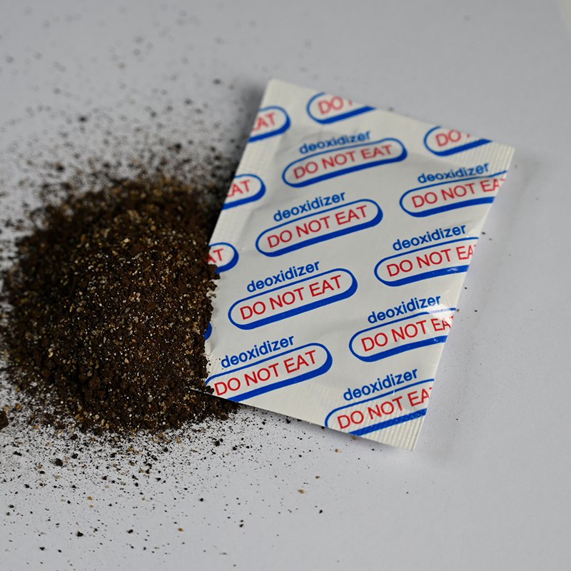 Custom Biscuits 30cc Oxygen Absorber Food Deoxidizer Iron Powder For Oxygen Absorber Deoxidizer Oxygen Absorber