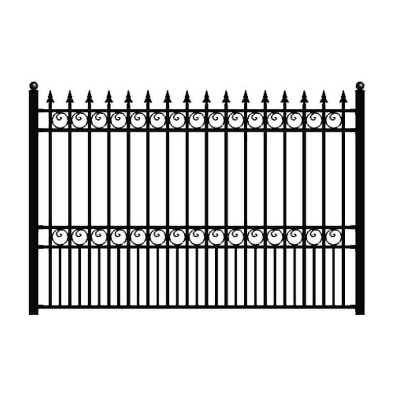 green steel fence steel fence ornamental steel fence
